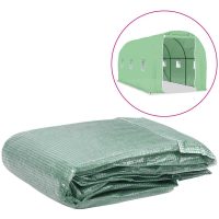 Växthusöverdrag (9 m²) grön vidaXL