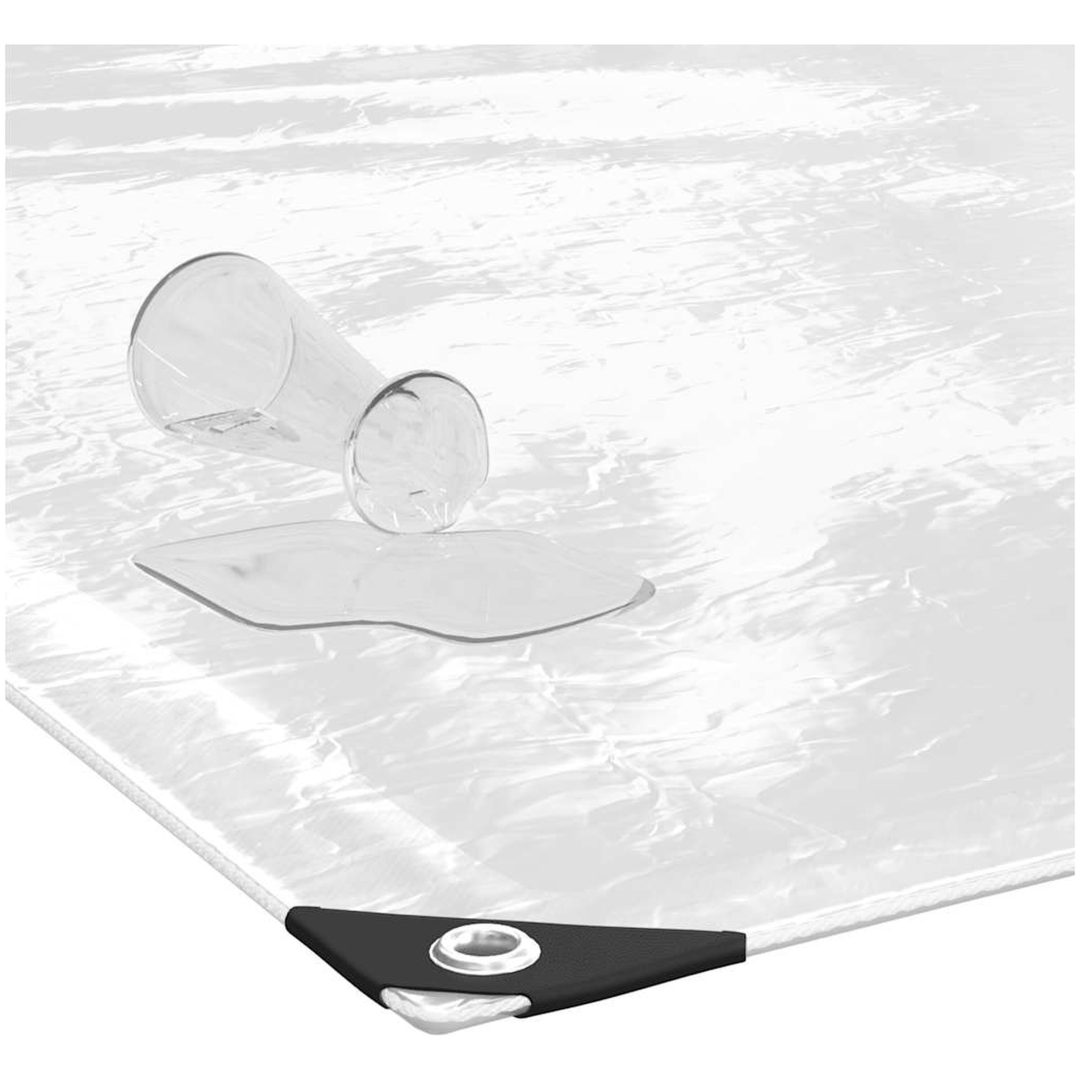 Växtskydd med öljetter PVC vidaXL 1 x 3 m – bild 4