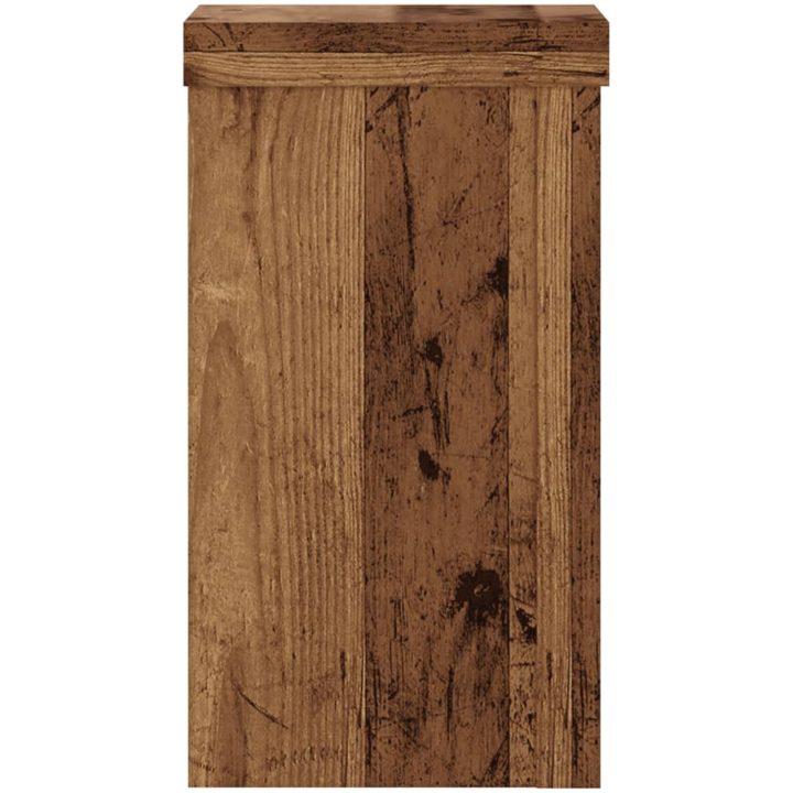 Växtställ 2 st åldrat trä konstruerat trä vidaXL 10 x 10 x 18 cm – bild 5