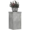 Växtställ 2 st betonggrå konstruerat trä vidaXL 10 x 10 x 18 cm – miniatyr 3