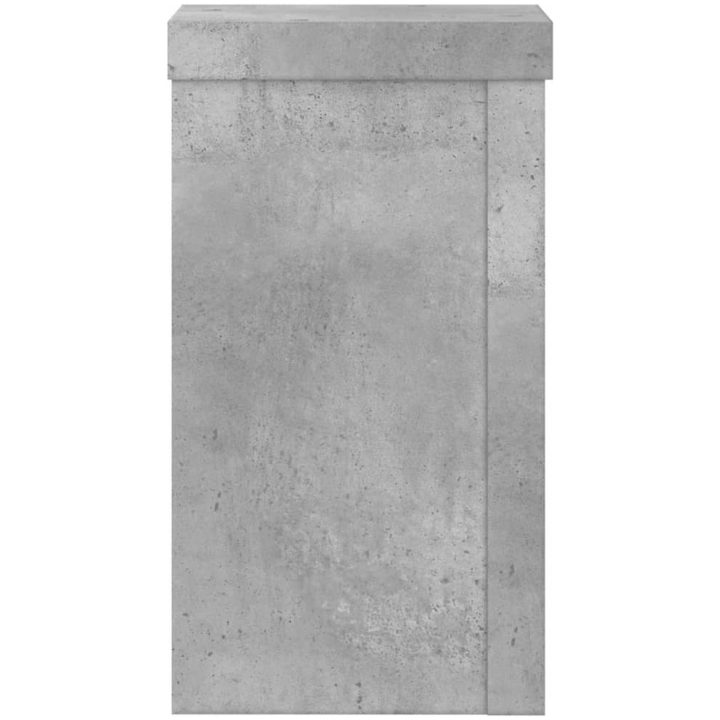 Växtställ 2 st betonggrå konstruerat trä vidaXL 10 x 10 x 18 cm – bild 6