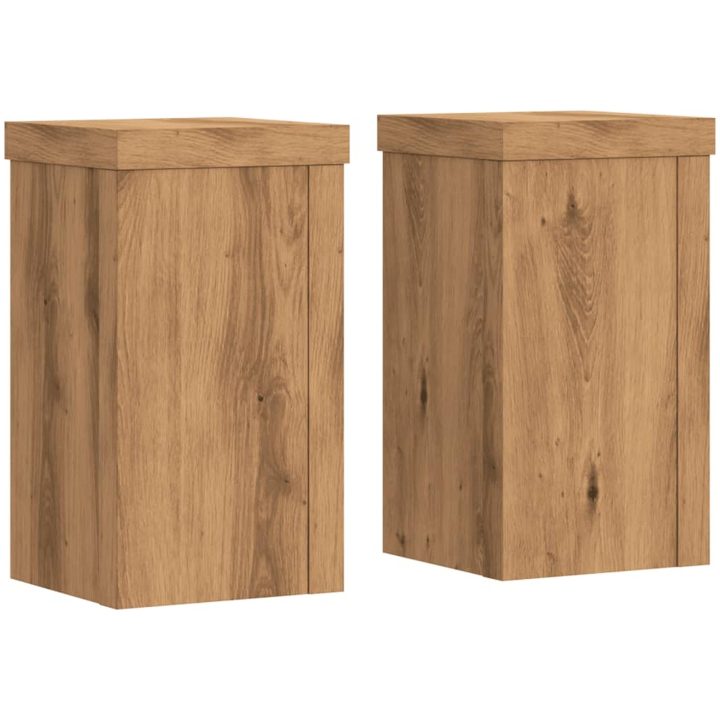Växtställ 2 st ek konstruerat trä vidaXL 10 x 10 x 18 cm – bild 2