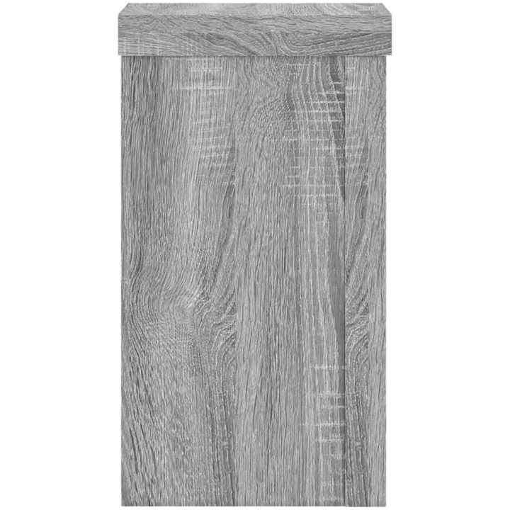 Växtställ 2 st grå sonoma konstruerat trä vidaXL 10 x 10 x 18 cm – bild 6