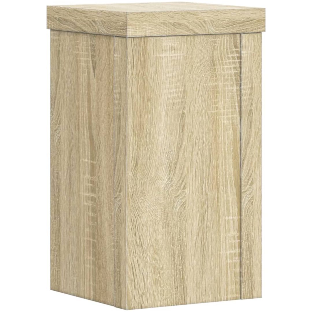 Växtställ 2 st sonoma ek konstruerat trä vidaXL 10 x 10 x 18 cm – bild 4