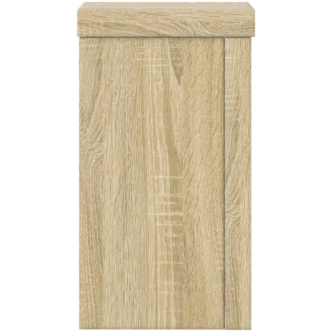 Växtställ 2 st sonoma ek konstruerat trä vidaXL 10 x 10 x 18 cm – bild 6