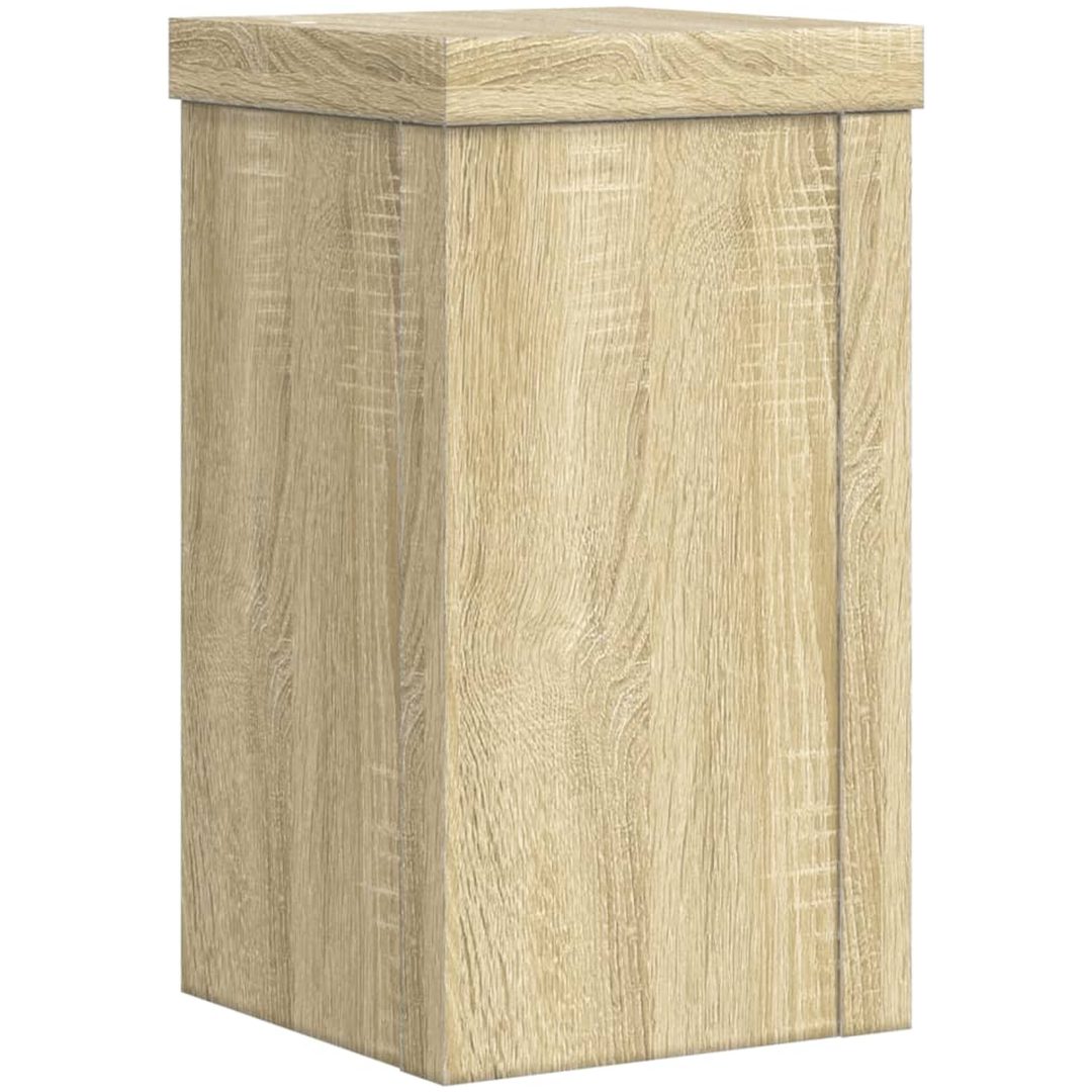Växtställ 2 st sonoma ek konstruerat trä vidaXL 10 x 10 x 18 cm – bild 7
