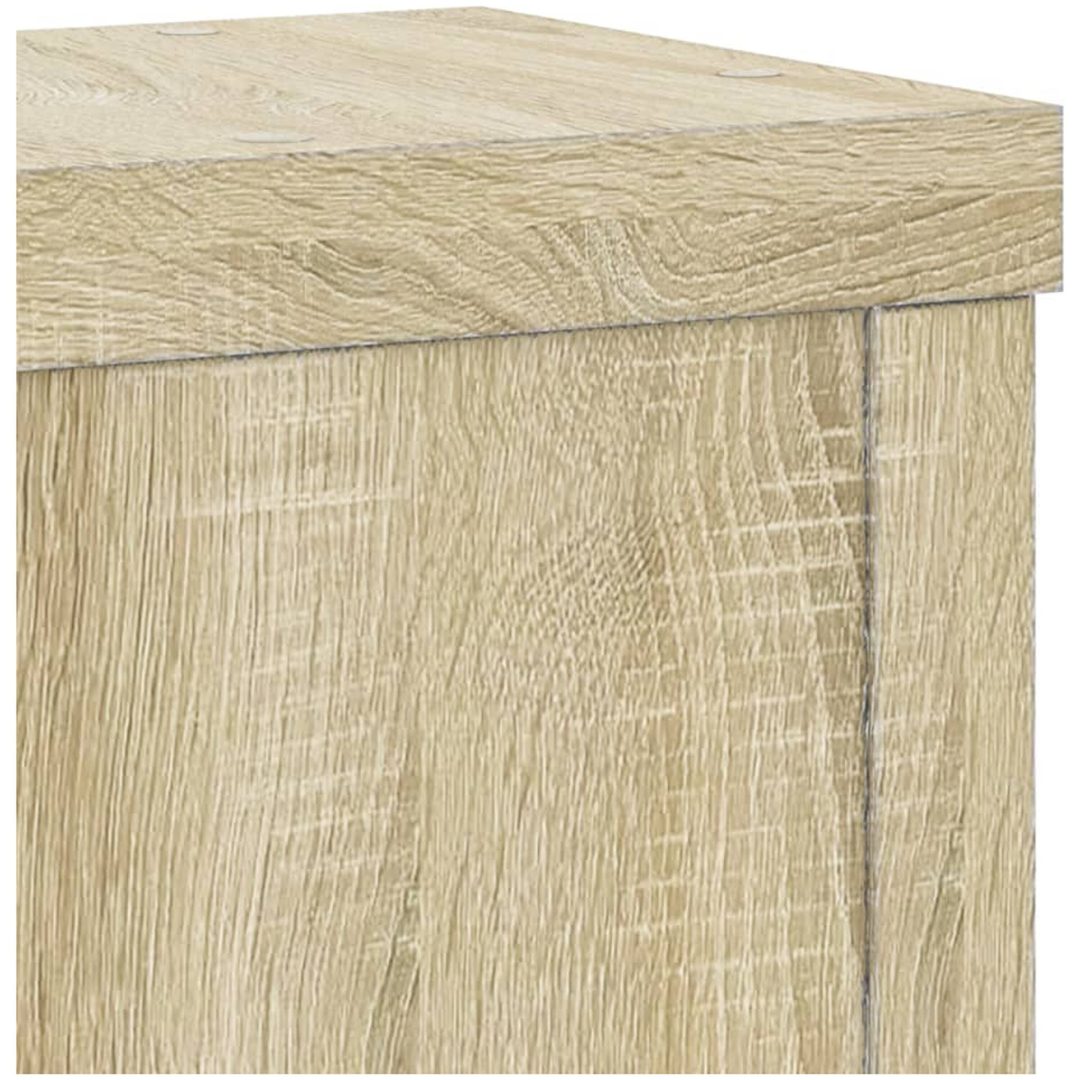 Växtställ 2 st sonoma ek konstruerat trä vidaXL 10 x 10 x 18 cm – bild 8