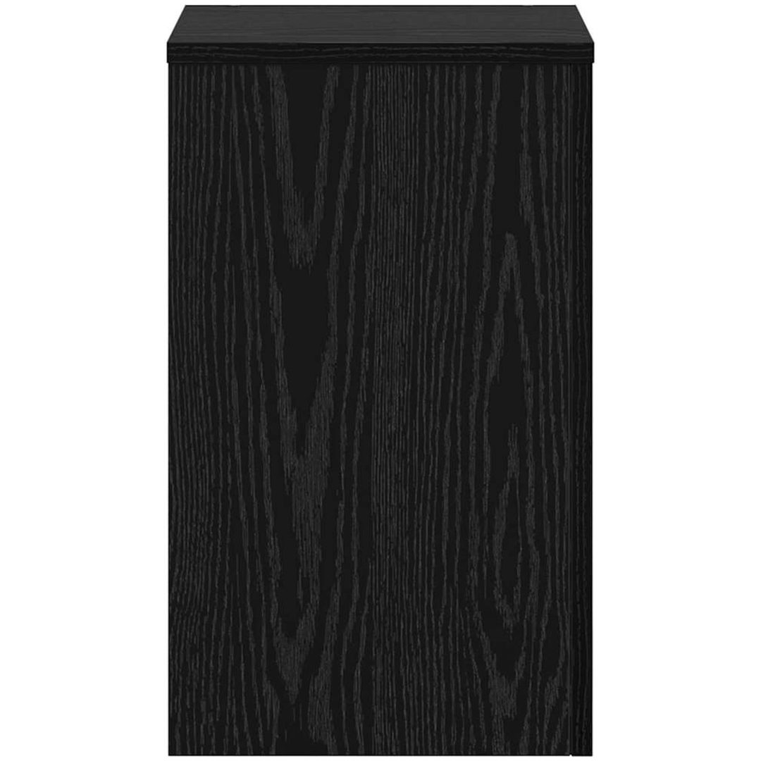 Växtställ 2 st Svart Ek Konstruerat trä vidaXL 30 x 30 x 50 cm – bild 6
