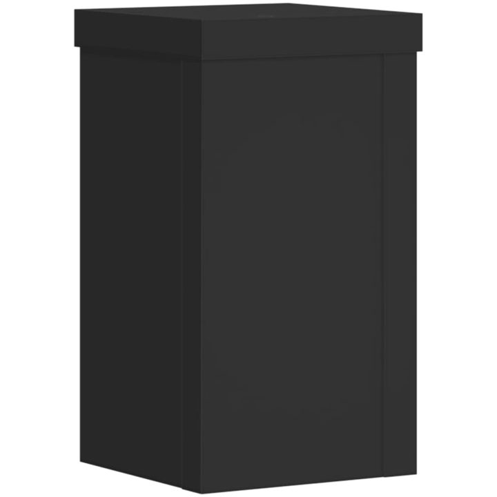 Växtställ 2 st svart konstruerat trä vidaXL 10 x 10 x 18 cm – bild 4