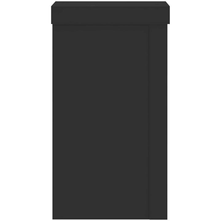 Växtställ 2 st svart konstruerat trä vidaXL 10 x 10 x 18 cm – bild 5