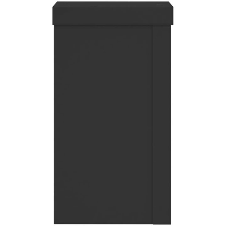 Växtställ 2 st svart konstruerat trä vidaXL 10 x 10 x 18 cm – bild 6