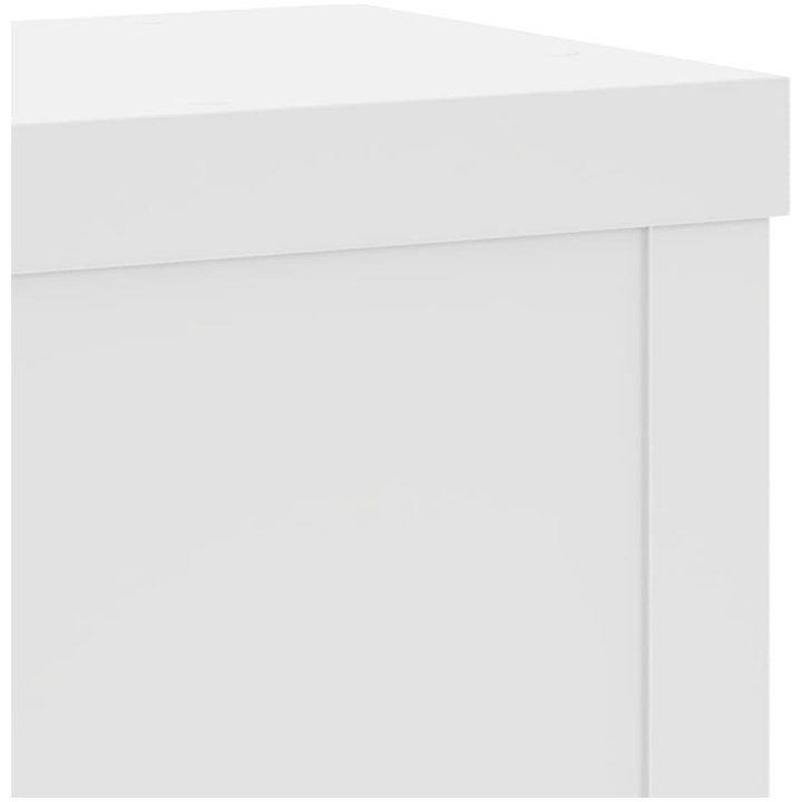 Växtställ 2 st vit konstruerat trä vidaXL 10 x 10 x 18 cm – bild 8