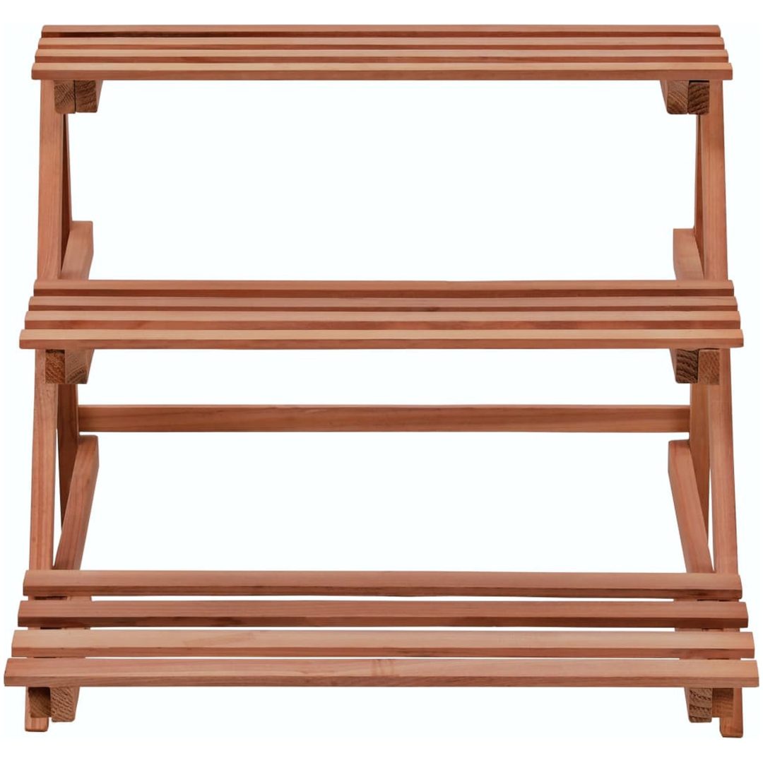 Växtställ 3 nivåer cedarträ vidaXL 48 x 45 x 40 cm – bild 3