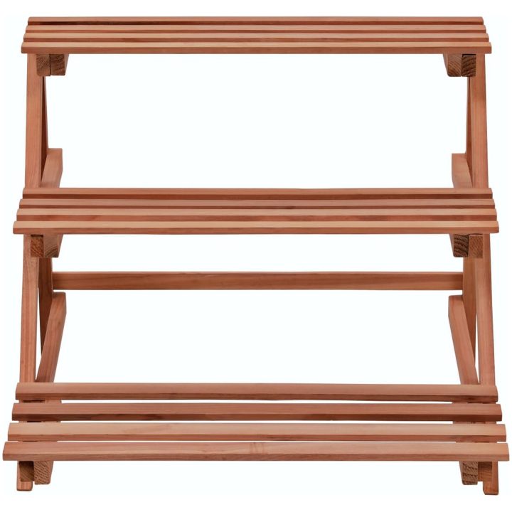 Växtställ 3 nivåer cedarträ vidaXL 48 x 45 x 40 cm – bild 3