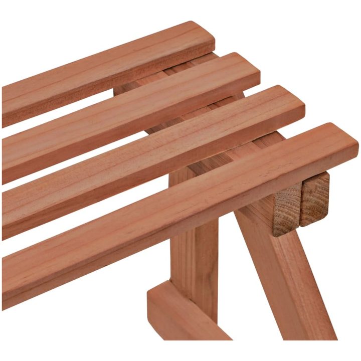 Växtställ 3 nivåer cedarträ vidaXL 48 x 45 x 40 cm – bild 4