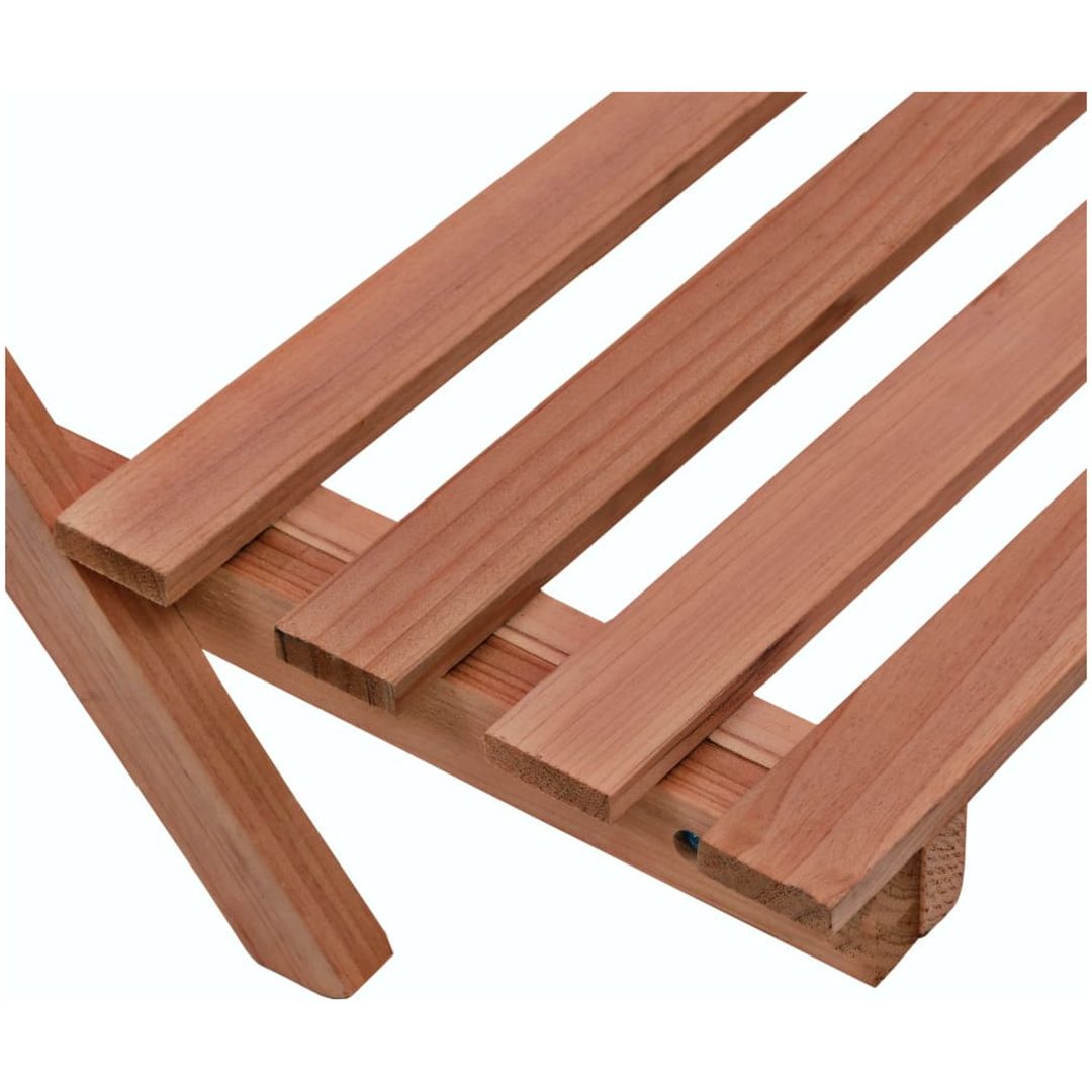 Växtställ 3 nivåer cedarträ vidaXL 48 x 45 x 40 cm – bild 5