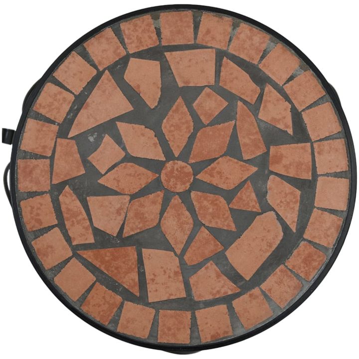 Växtställ 3 st terrakotta keramik vidaXL 26 x 35 cm – bild 5
