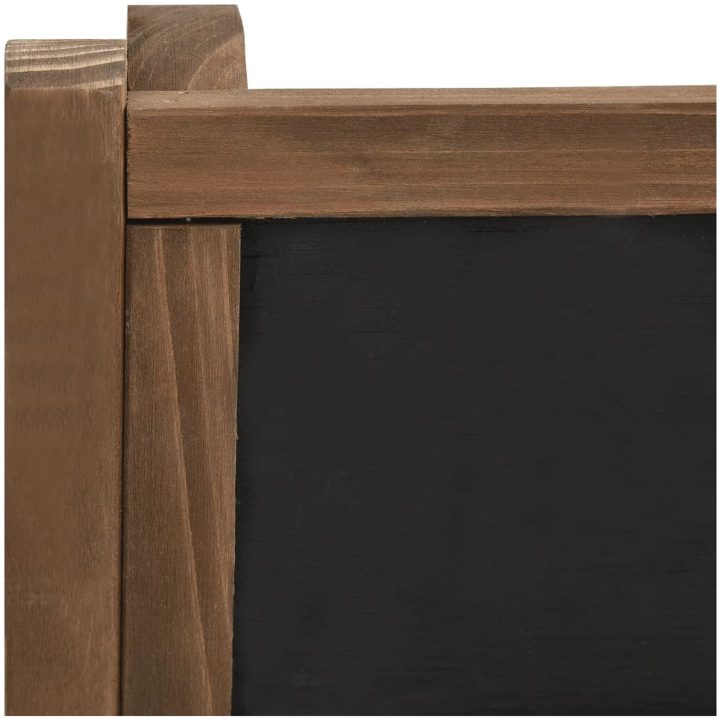 Växtställ 3 våningar med griffeltavla 40x30x90 cm granträ vidaXL – bild 5
