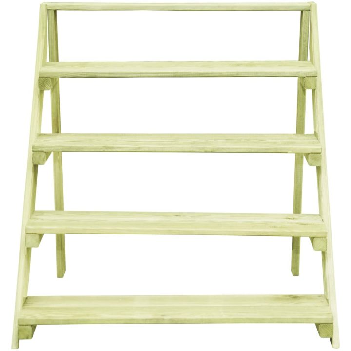 Växtställ 80x80x80 cm impregnerad furu vidaXL – bild 2