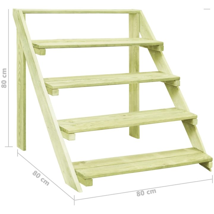 Växtställ 80x80x80 cm impregnerad furu vidaXL – bild 6