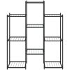 Växtställ 83x25x100 cm svart järn vidaXL – miniatyr 3