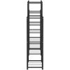 Växtställ 83x25x100 cm svart järn vidaXL – miniatyr 4