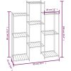 Växtställ 83x25x100 cm svart järn vidaXL – miniatyr 6