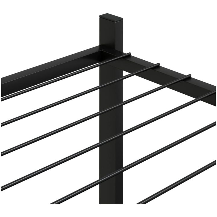 Växtställ 83x25x60 cm svart järn vidaXL – bild 5