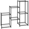 Växtställ 83x25x80 cm svart järn vidaXL – miniatyr 2