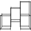 Växtställ 83x25x80 cm svart järn vidaXL – miniatyr 3