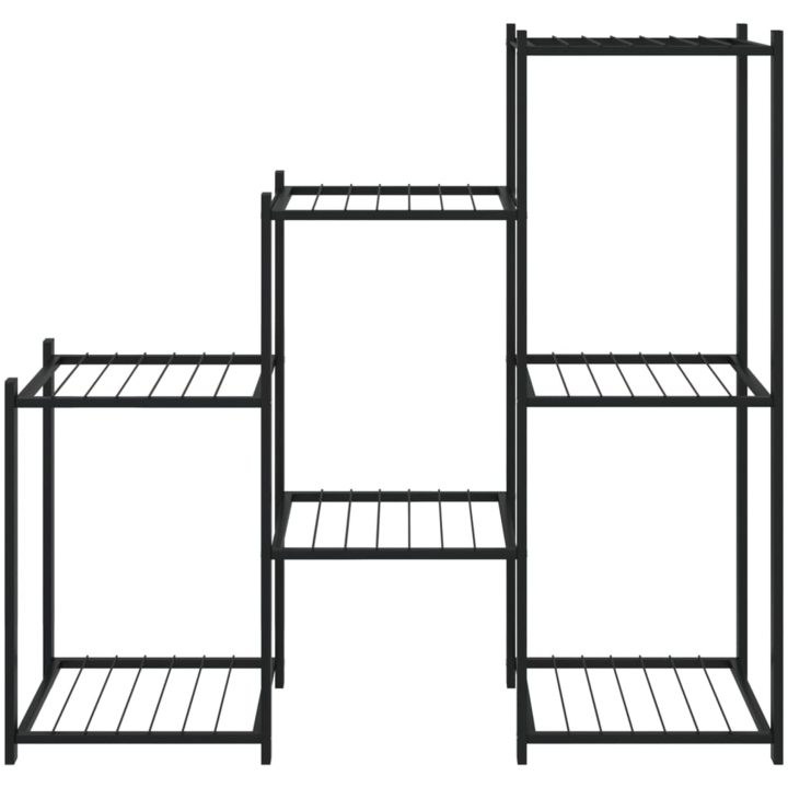 Växtställ 83x25x80 cm svart järn vidaXL – bild 3