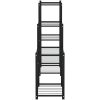 Växtställ 83x25x80 cm svart järn vidaXL – miniatyr 4