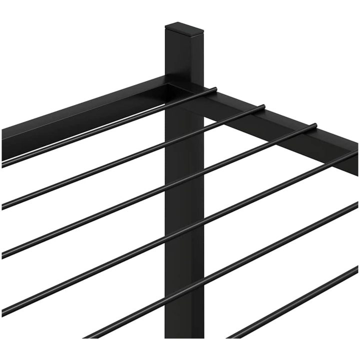 Växtställ 83x25x80 cm svart järn vidaXL – bild 8