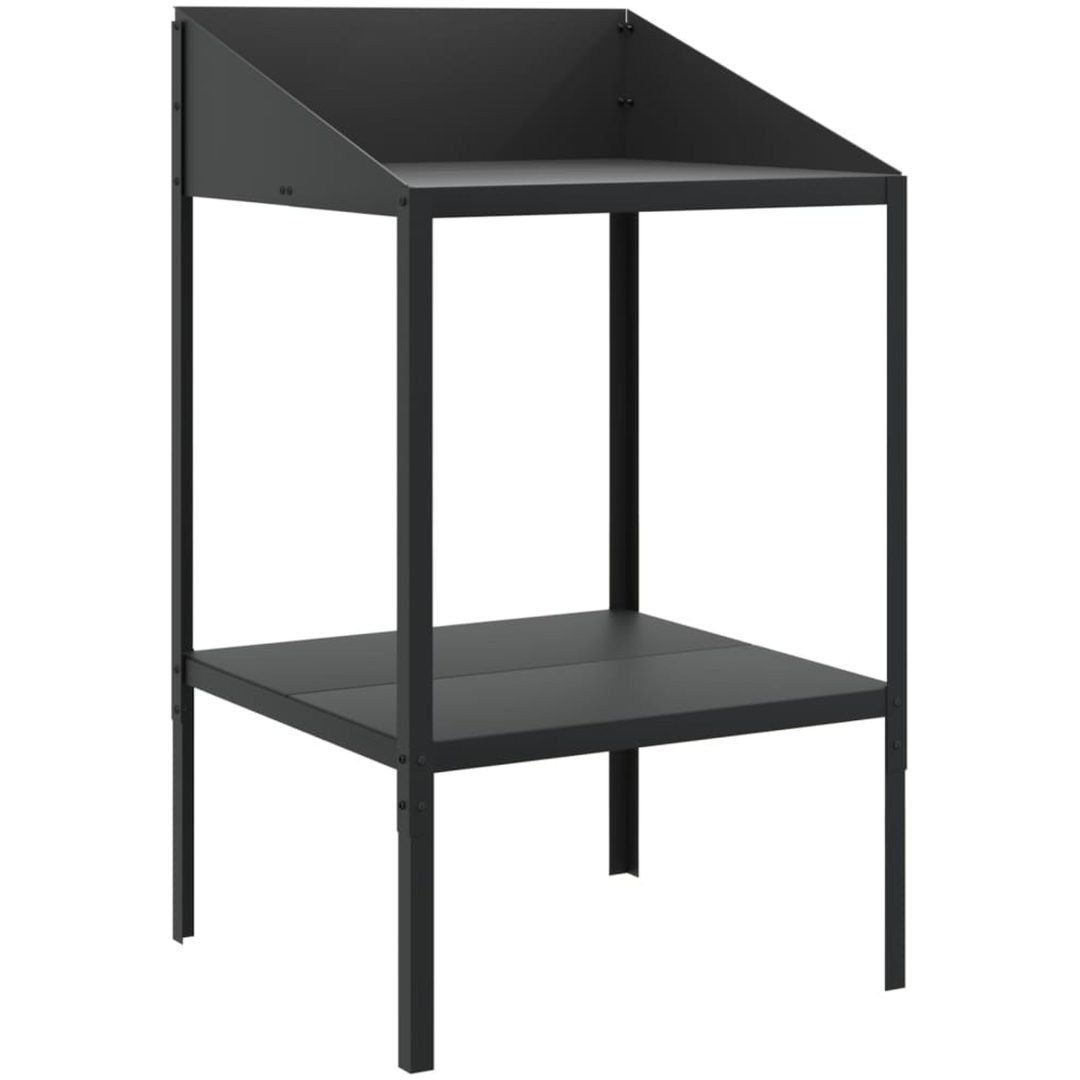 Växtställ antracit galvaniserat stål vidaXL 56.5 x 54.5 x 100 cm – bild 2