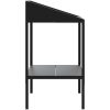 Växtställ antracit galvaniserat stål vidaXL 56.5 x 54.5 x 100 cm – miniatyr 4