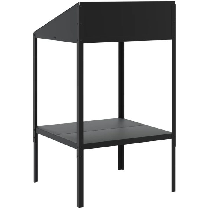 Växtställ antracit galvaniserat stål vidaXL 56.5 x 54.5 x 100 cm – bild 5