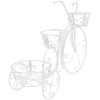 Växtställ cykel vintage stil metall vidaXL – miniatyr 4