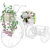 Växtställ cykel vintage stil metall vidaXL – miniatyr 1