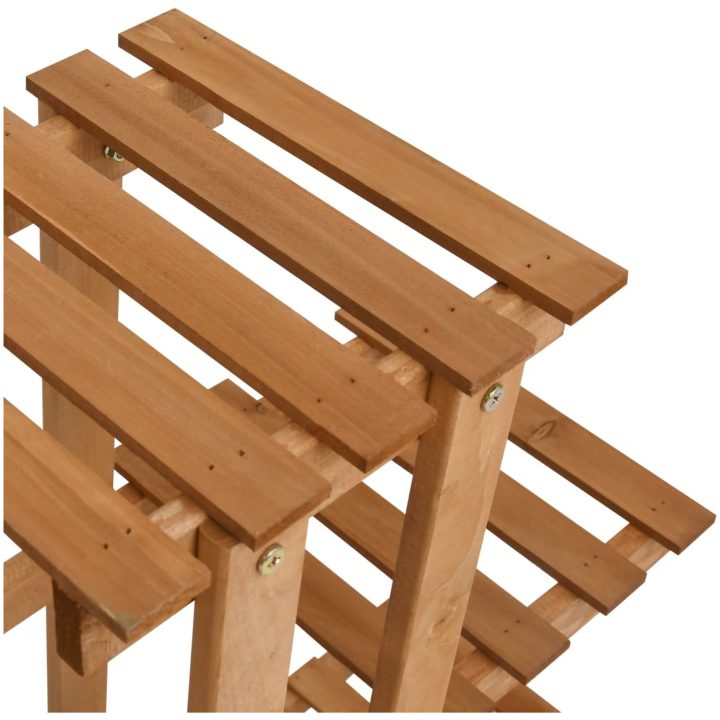 Växtställ granträ vidaXL 83 x 25 x 83 cm – bild 4