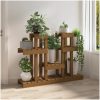 Växtställ honungsbrun massiv furu vidaXL 104.5 x 25 x 77.5 cm – miniatyr 3