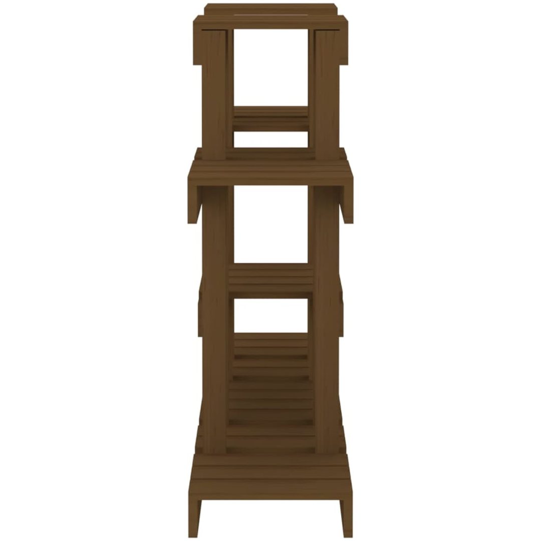 Växtställ honungsbrun massiv furu vidaXL 104.5 x 25 x 77.5 cm – bild 6