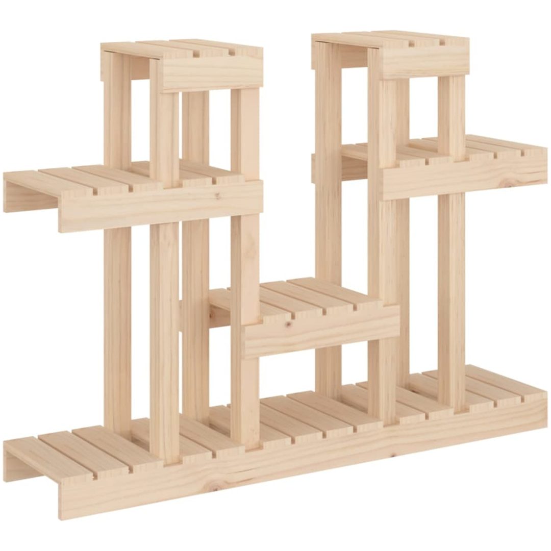 Växtställ massiv furu vidaXL 104.5 x 25 x 77.5 cm – bild 2