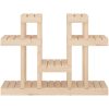 Växtställ massiv furu vidaXL 104.5 x 25 x 77.5 cm – miniatyr 5
