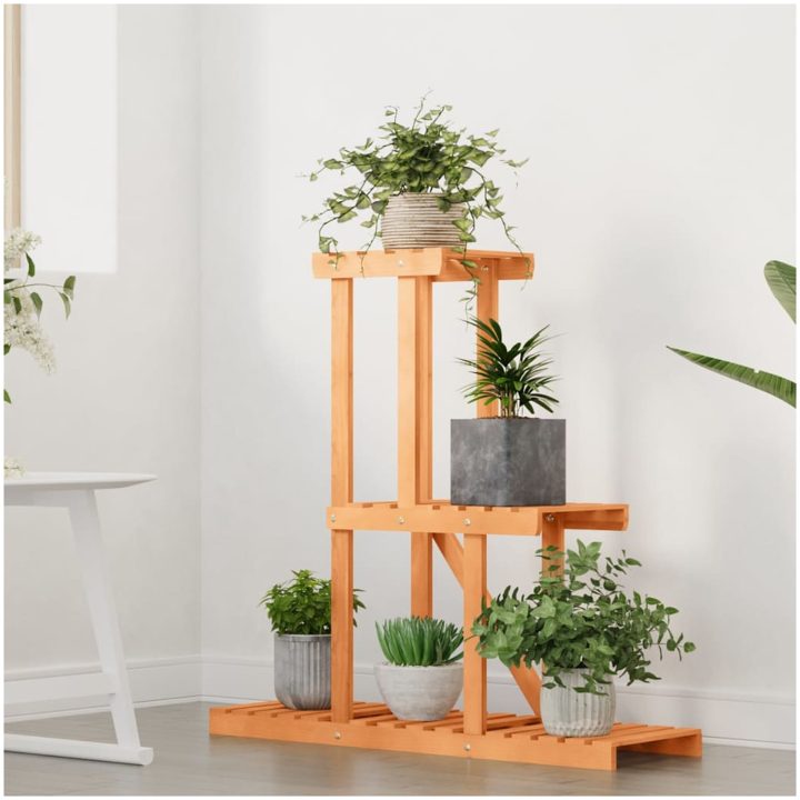 Växtställ massivt granträ vidaXL 81 x 25 x 75.5 cm – bild 3