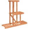 Växtställ massivt granträ vidaXL 81 x 25 x 75.5 cm – miniatyr 6