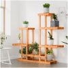 Växtställ massivt granträ vidaXL 95 x 25 x 96 cm – miniatyr 3