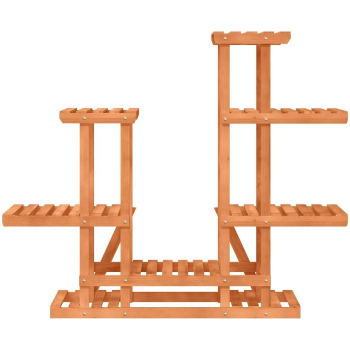 Växtställ massivt granträ vidaXL 95 x 25 x 96 cm – bild 4