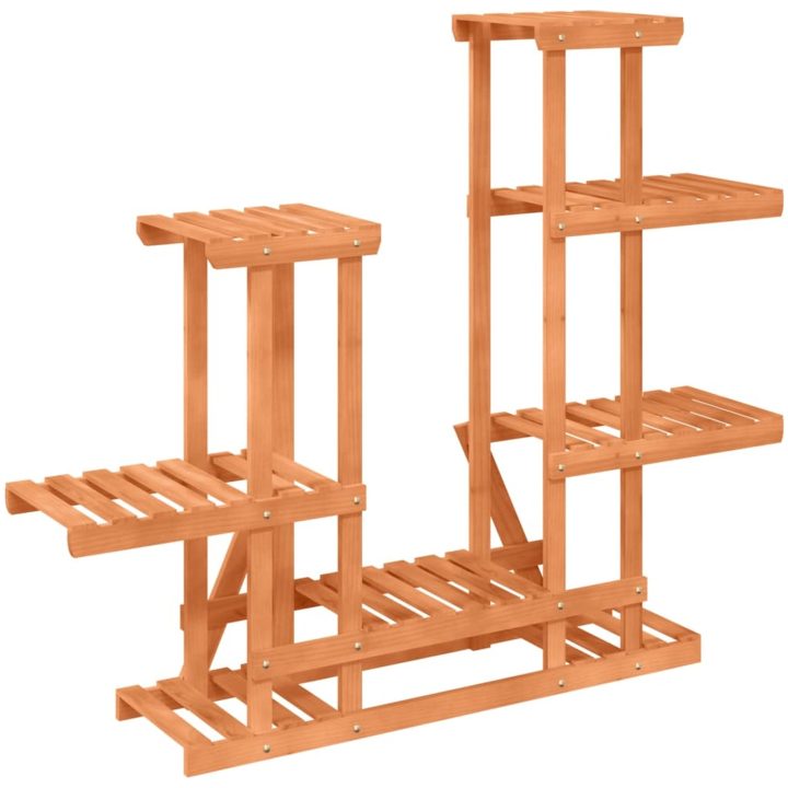 Växtställ massivt granträ vidaXL 95 x 25 x 96 cm – bild 6