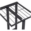 Växtställ med 4 hyllor svart metall vidaXL 43 x 22 x 76 cm – miniatyr 8