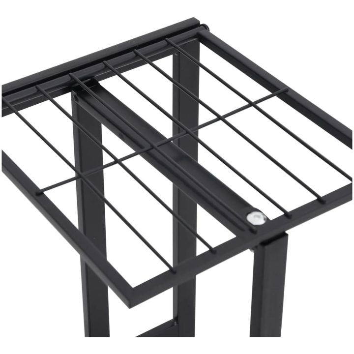 Växtställ med 5 hyllor svart metall vidaXL 43 x 22 x 98 cm – bild 6